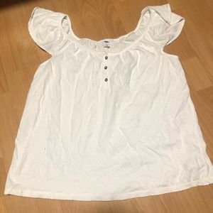 Old navy white blouse (L)